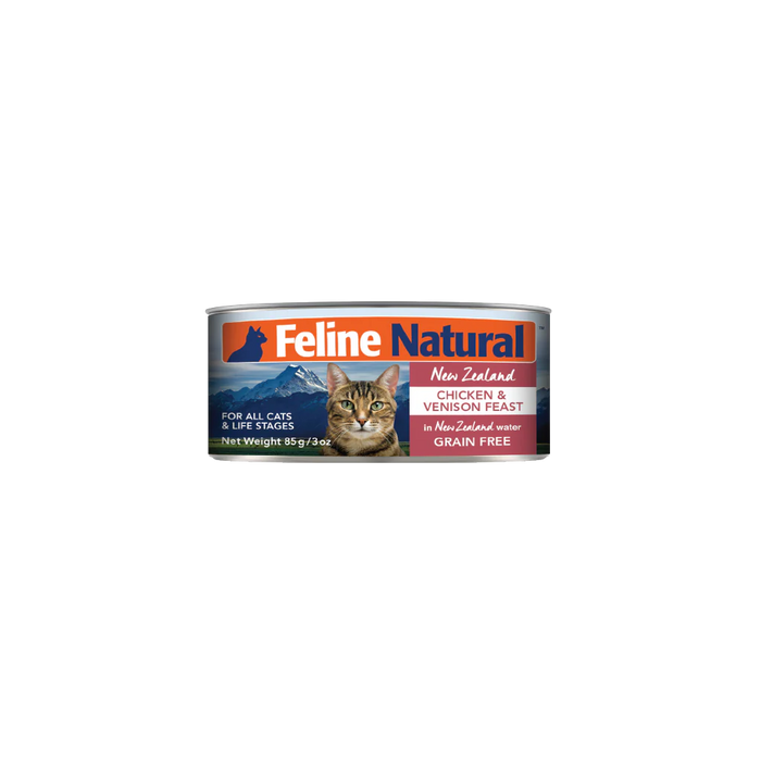 Feline Natural Grain Free Cat Can Food Chicken & Venison