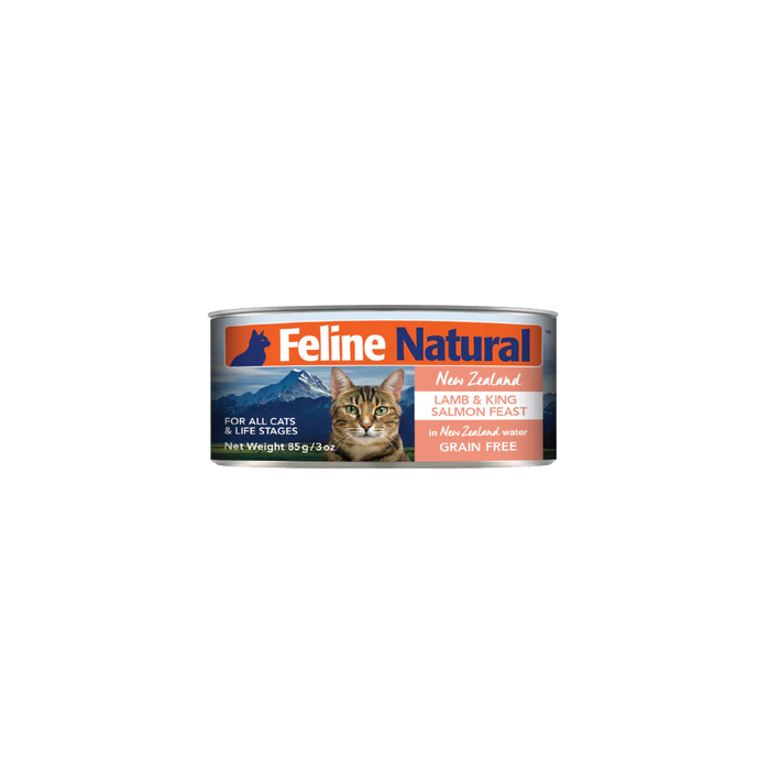 Feline Natural Grain Free Cat Can Food Lamb & Salmon