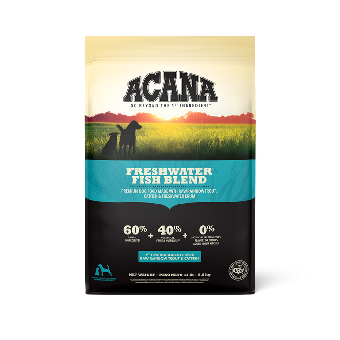 Acana 60% Grain Free Dog Dry Food Freshwater Fish