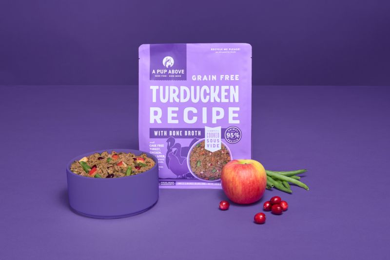 A Pup Above Dog Frozen Gently Cooked Food Turducken
