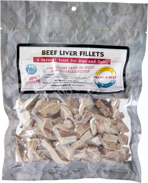 Fresh is Best Treats, Beef, Liver Fillets, 3.5oz