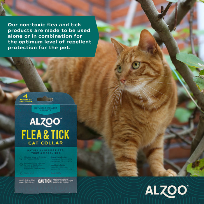 Alzoo Flea & Tick Cat Collar