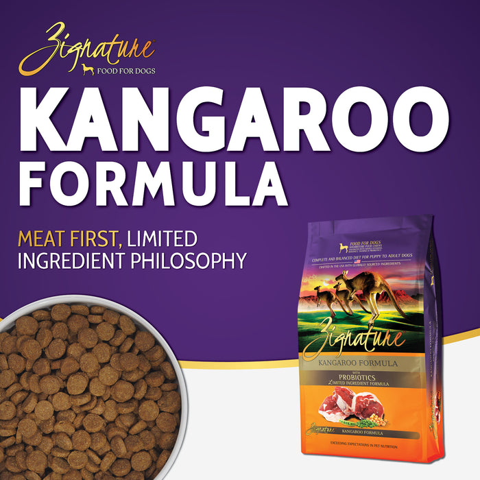 Zignature Grain Free Dog Dry Food Limited Ingredient Kangaroo