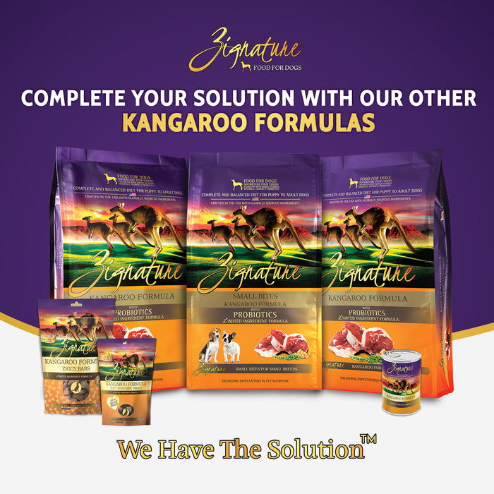 Zignature Grain Free Dog Dry Food Limited Ingredient Kangaroo