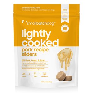 Small Batch Dog Frozen Lightly Cooked Food Pork