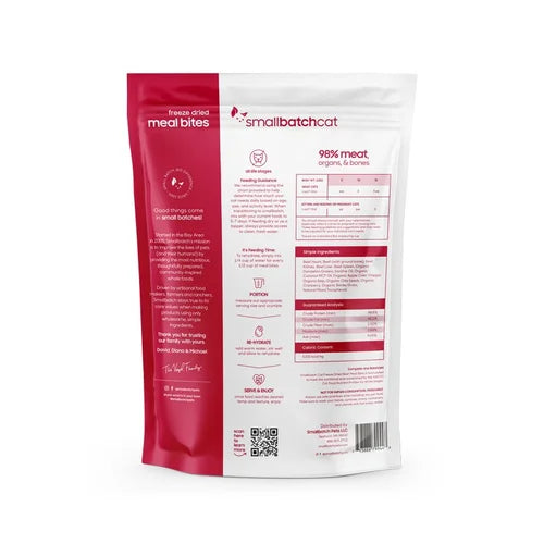 Small Batch Cat Freeze Dried Meal Bites Beef