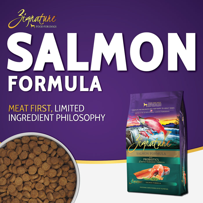 Zignature Dog Grain Free Dry Food Limited Ingredient Salmon
