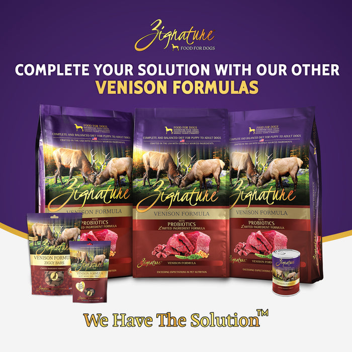 Zignature Grain Free Dog Dry Food Limited Ingredient Venison