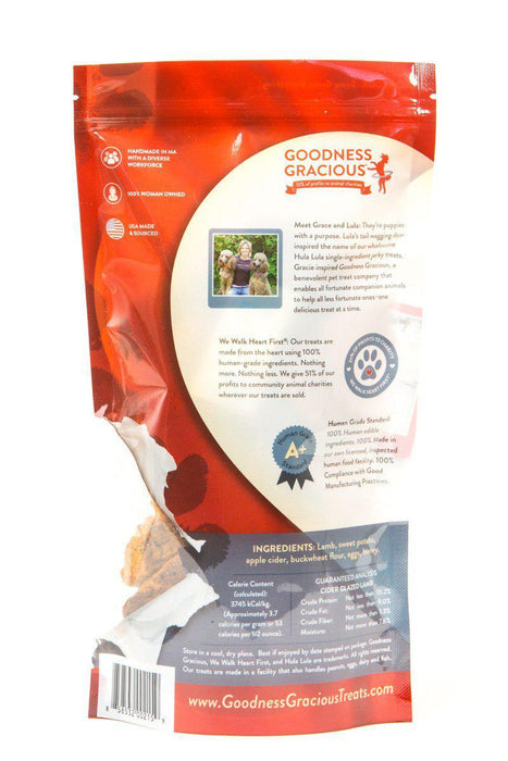 Goodness Gracious Dog Treats Cookies Cider Glazed Lamb