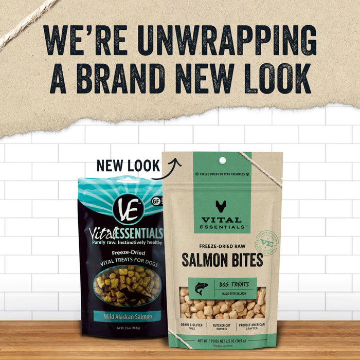 Vital Essentials Dog Treats Alaskan Salmon Bites