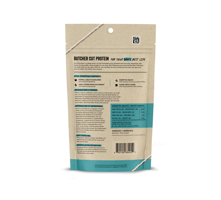 Vital Essentials Dog Treats Bully Stick