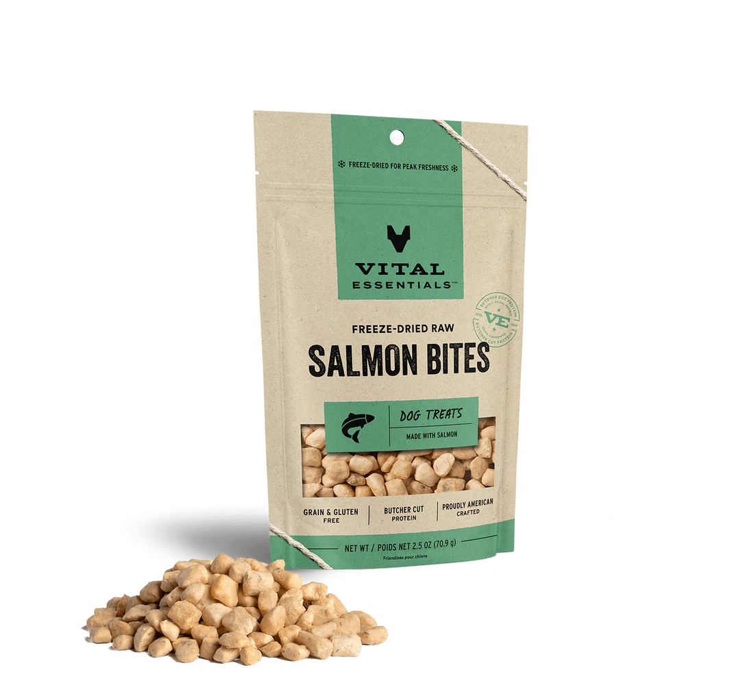 Vital Essentials Dog Treats Alaskan Salmon Bites