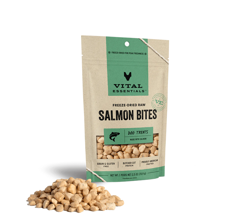 Vital Essentials Dog Treats Alaskan Salmon Bites