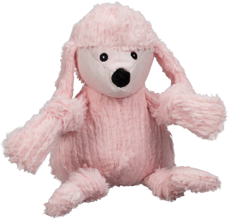 Hugglehounds Knottie Dog Toy Diva Pink Poodle