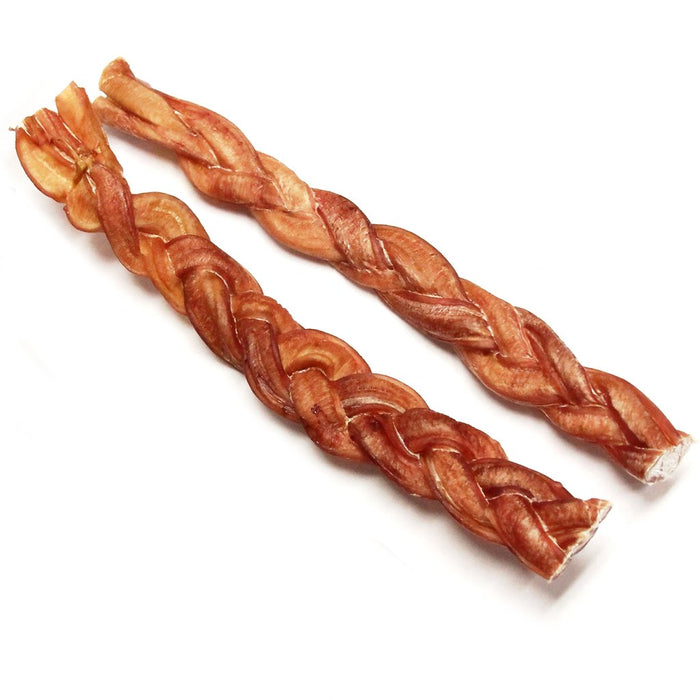 Odor Free Braided Bully Stick 12"