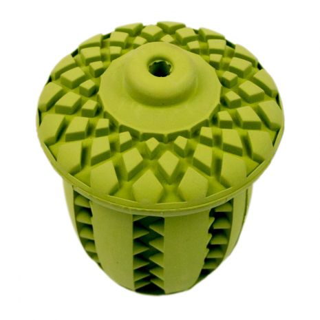 Tall Tails Dog toy Natural Rubber Acorn 3"