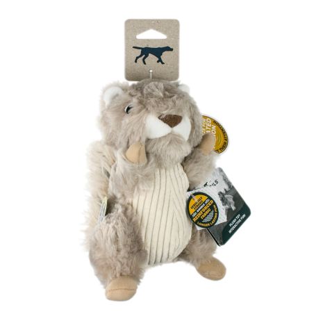 Tall Tails Dog Toy Plush Squeaker Twitchy Tail Squirrel 9"