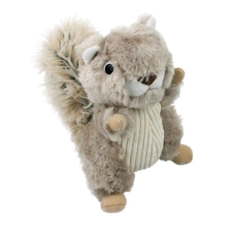 Tall Tails Dog Toy Plush Squeaker Twitchy Tail Squirrel 9"