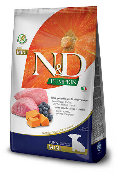 Farmina N&D Pumpkin Grain Free Dog Dry Food Lamb Puppy Mini