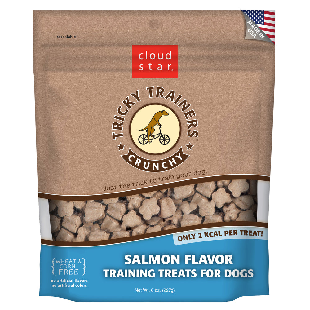 Cloud Star Tricky Trainers Crunchy Treats Salmon