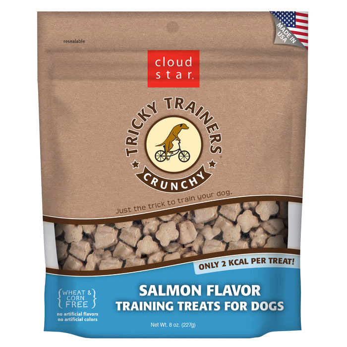 Cloud Star Tricky Trainers Crunchy Treats Salmon