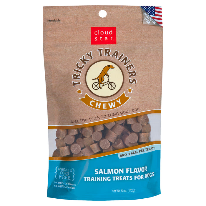 Cloud Star Tricky Trainers Chewy Dog Treats Salmon