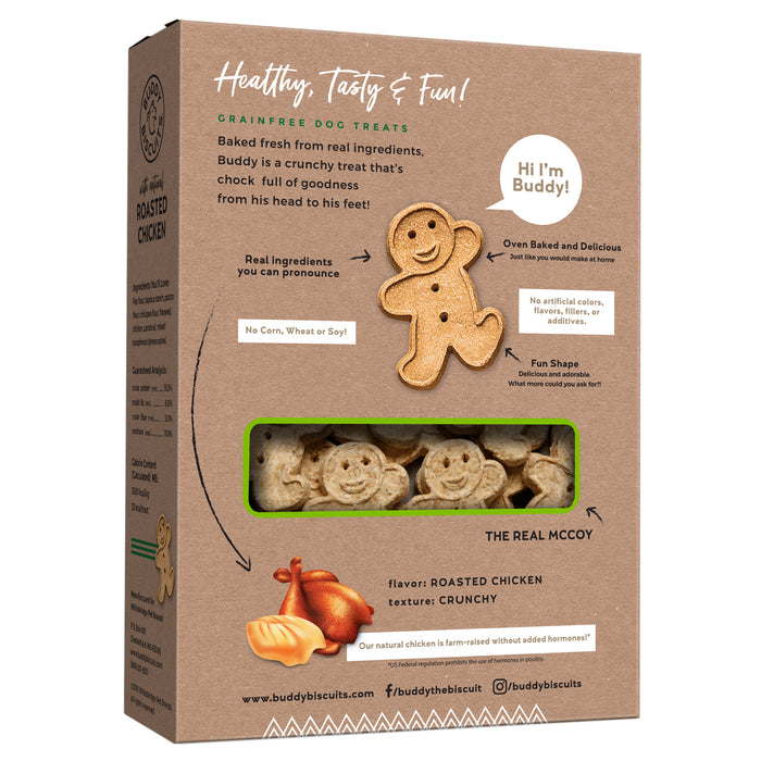 Buddy Biscuit Oven Baked Dog Grain Free Treats Chicken