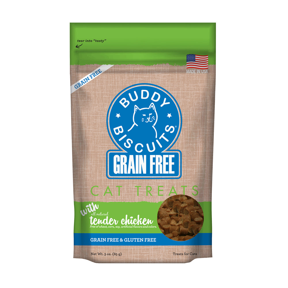 Buddy Biscuit Soft & Chewy Cat Grain Free Treats Chicken