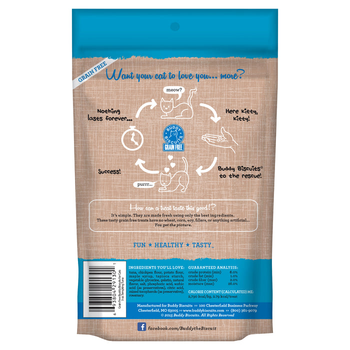 Buddy Biscuit Soft & Chewy Cat Grain Free Treats Tuna
