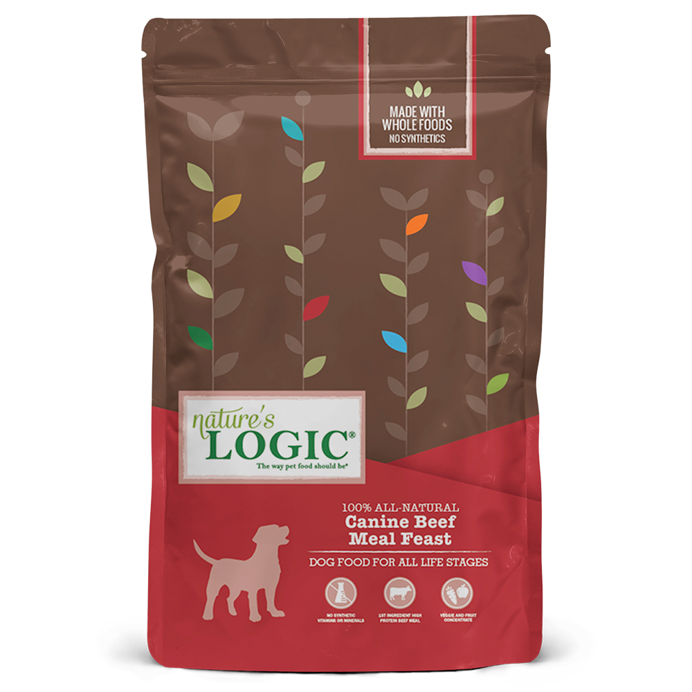 Nature's Logic Original Grains Canine Dry Food Beef Meal Feast