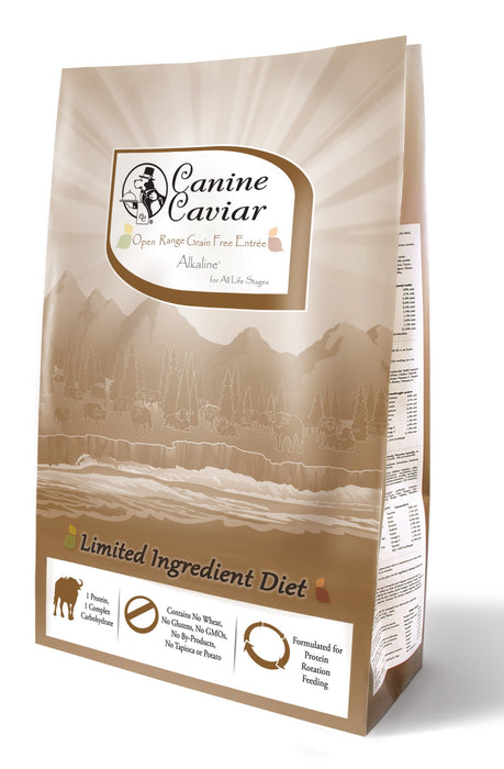 Canine Caviar Dog Grain Free Dry Food Open Range Buffalo