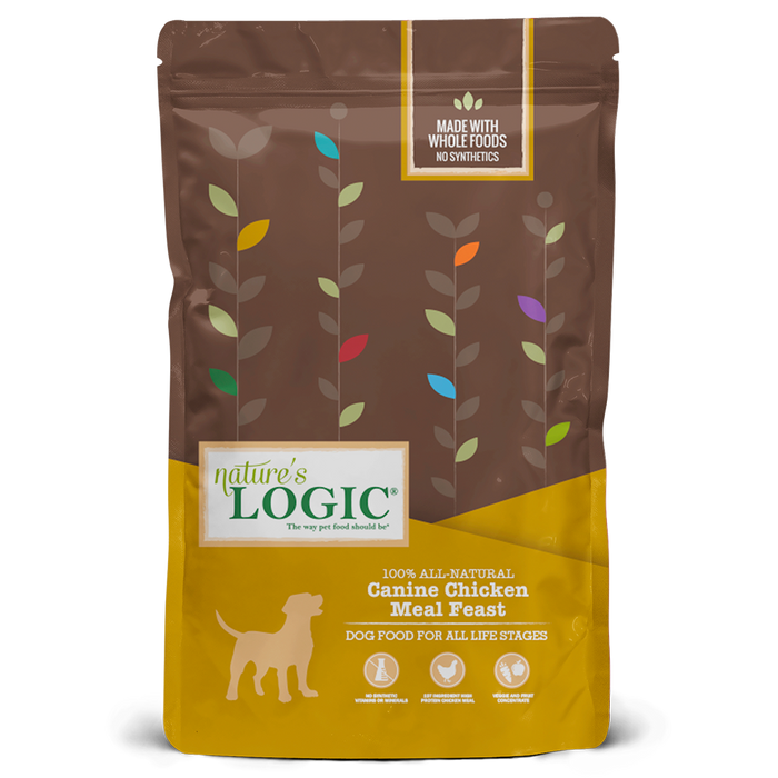 Nature's Logic Original Grains Canine Dry Food Chicken Meal Feast