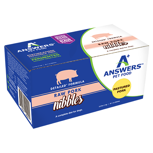 Detailed Dog Frozen Raw Food Nibbles Pork
