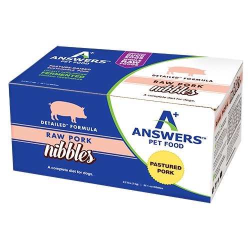 Detailed Dog Frozen Raw Food Nibbles Pork