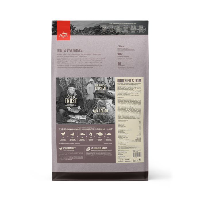 Orijen Grain Free Dog Dry Food Fit & Trim