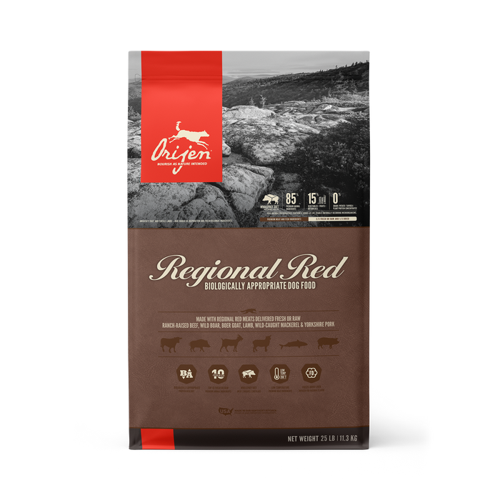 Orijen Grain Free Dog Dry Food Regional Red
