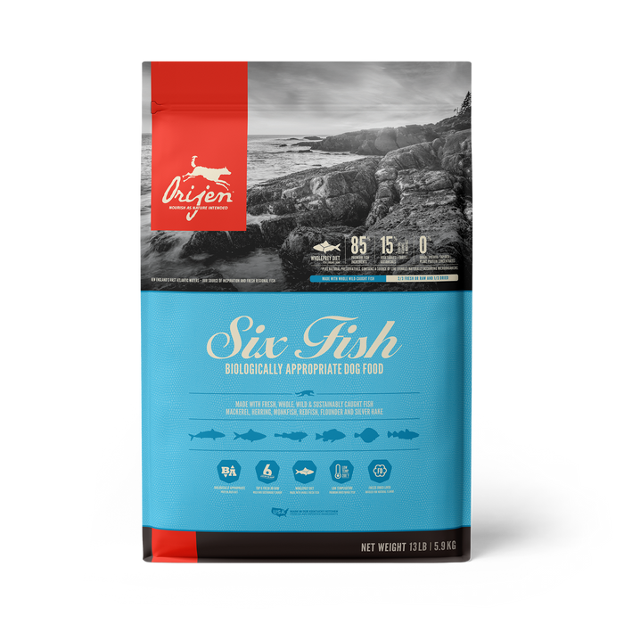 Orijen Grain Free Dog Dry Food Six Fish
