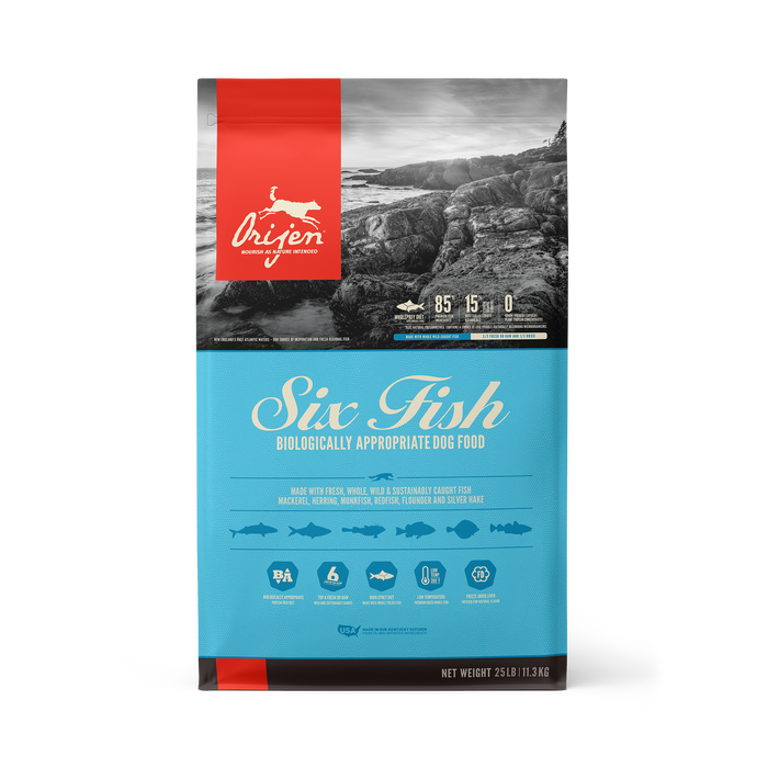 Orijen Grain Free Dog Dry Food Six Fish