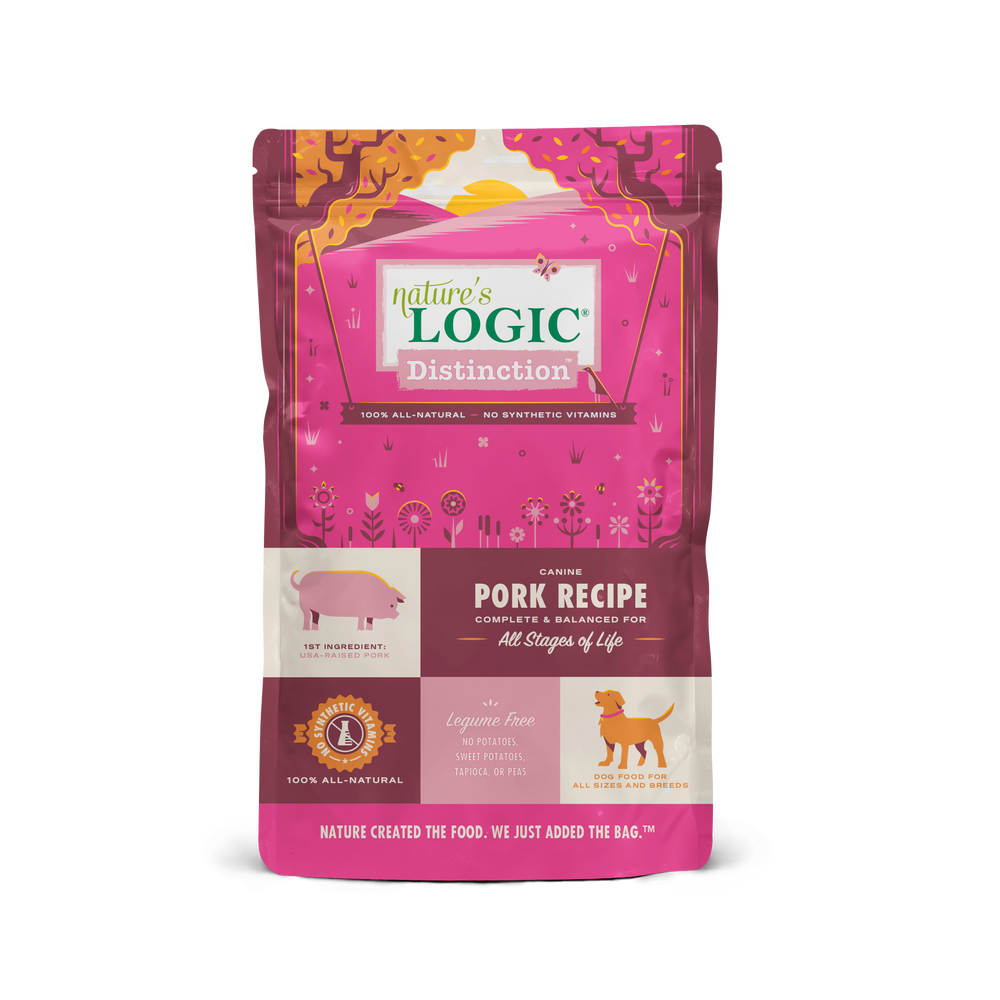 Nature's Logic Distinction Grains Canine Dry Food Pork Recipe