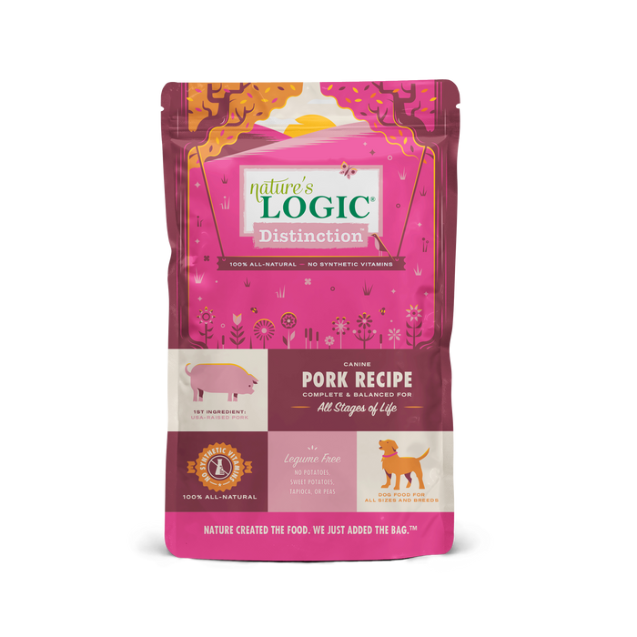 Nature's Logic Distinction Grains Canine Dry Food Pork Recipe