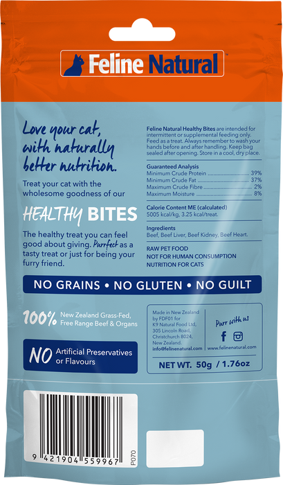 Feline Natural Cat Treats Beef
