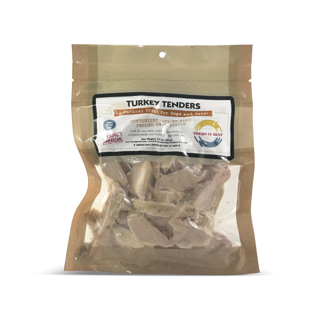 Fresh Is Best Treats Turkey Breast Tenders, 3.5oz