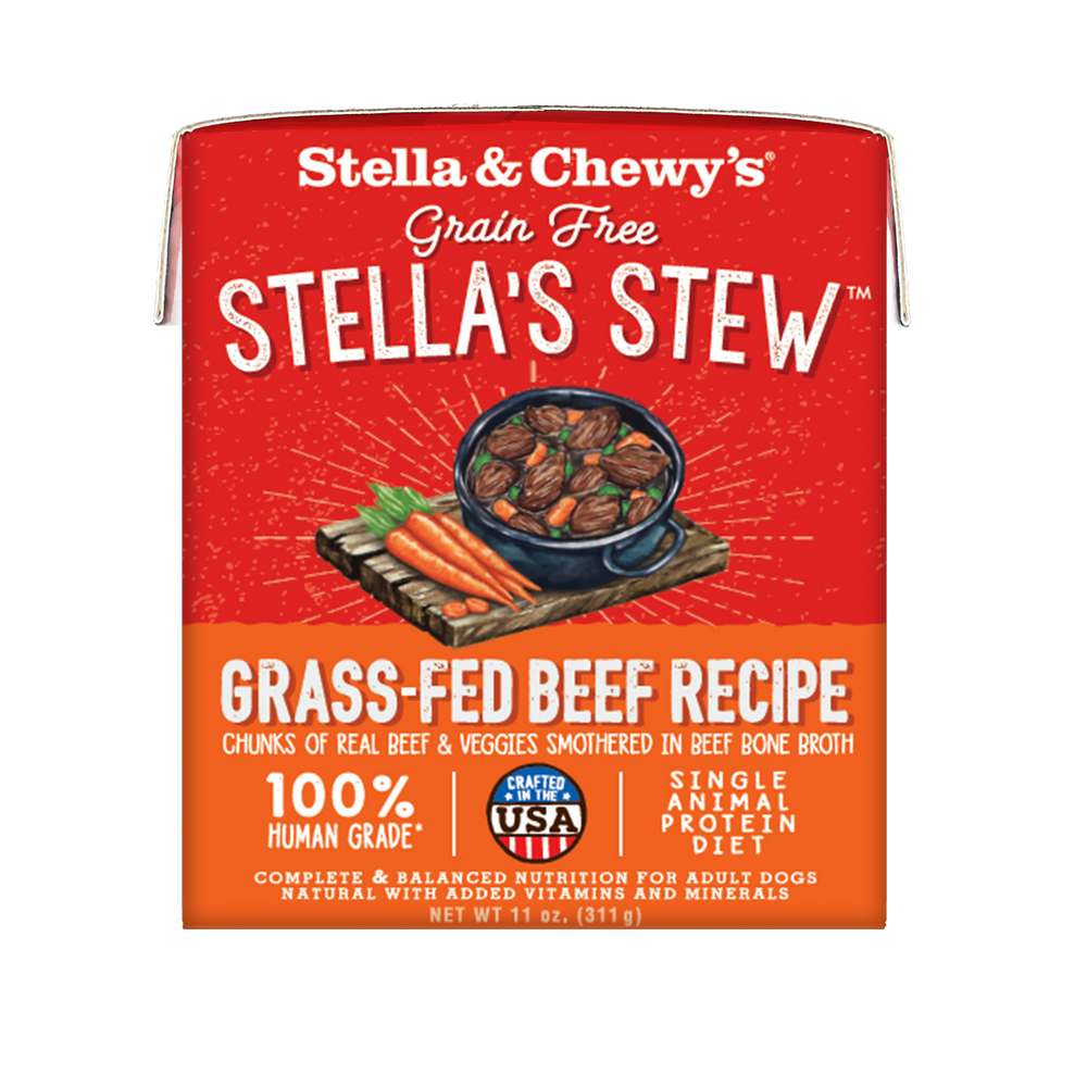 Stella & Chewy's Stew Dog Wet Food Grass-Fed Beef