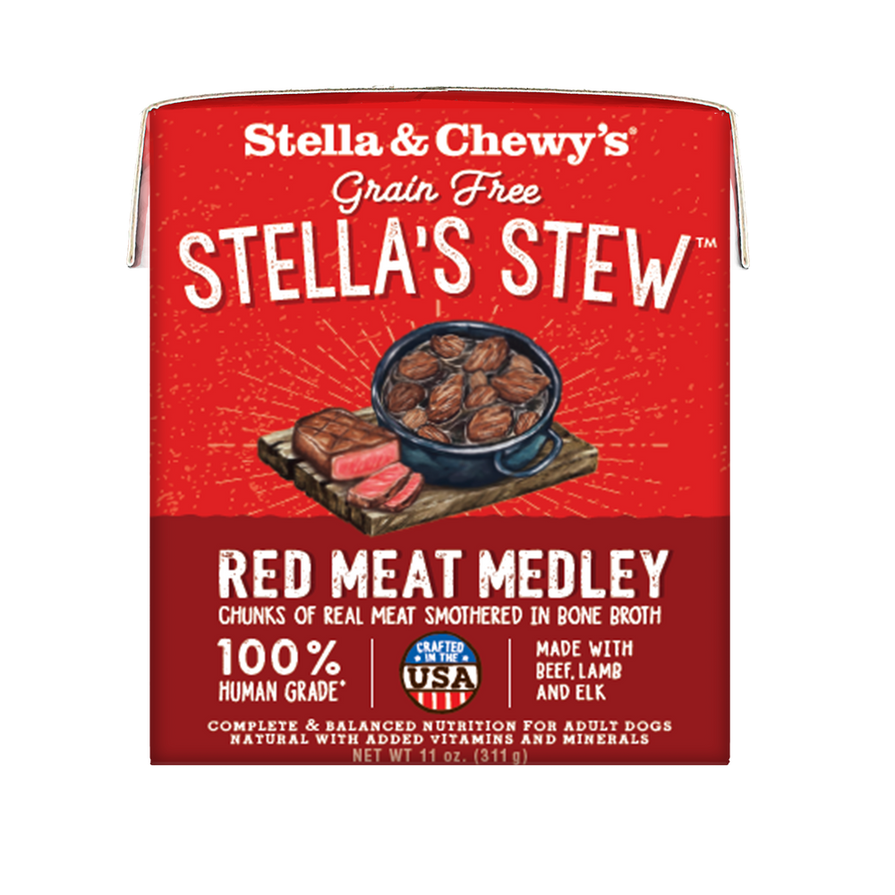 Stella & Chewy's Stew Dog Wet Food Red Meat Medley