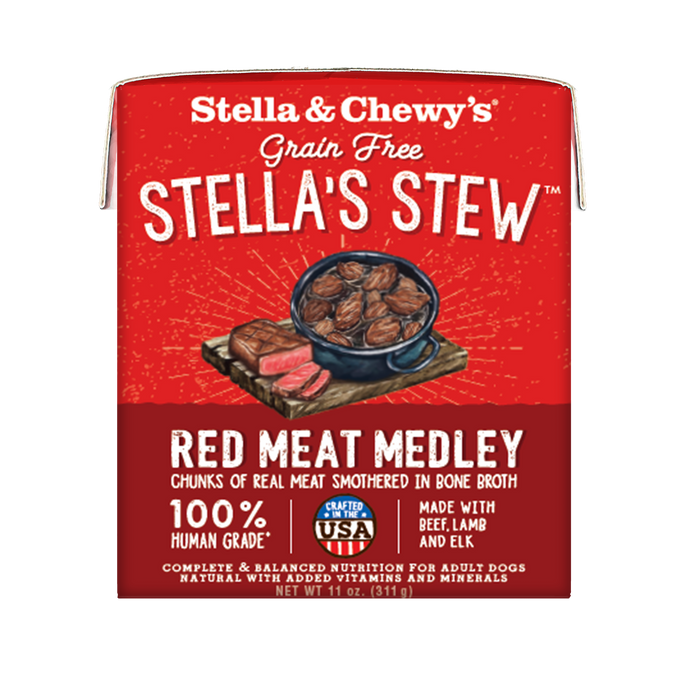 Stella & Chewy's Stew Dog Wet Food Red Meat Medley