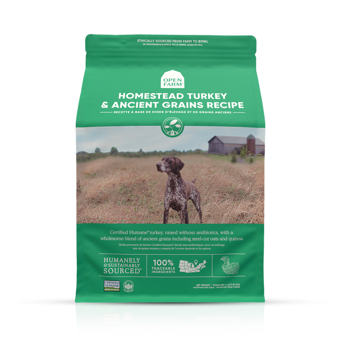 Open Farm Ancient Grains Dog Dry Food Turkey