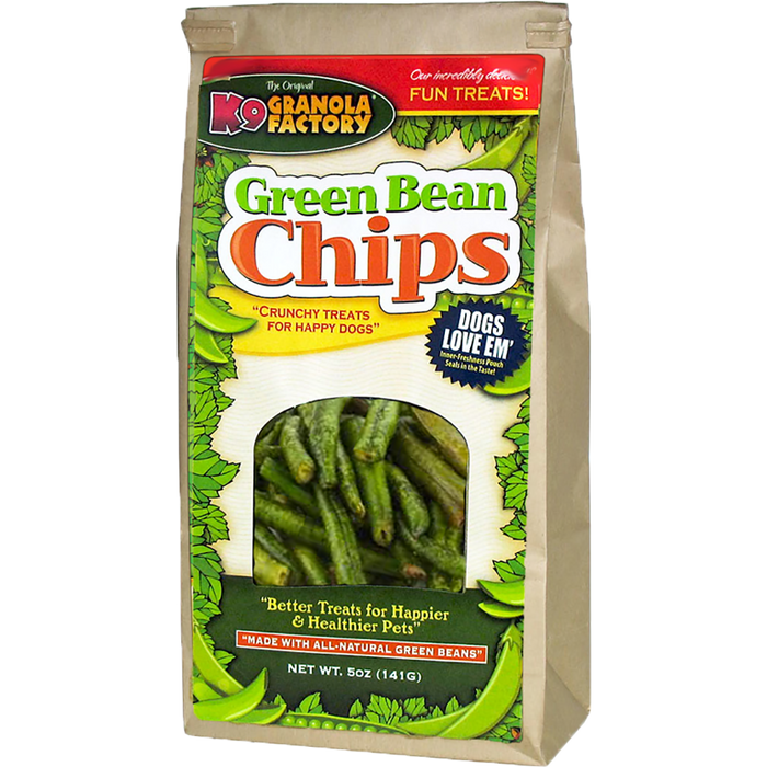 K9 Granola Dog Treats Green Bean Chips
