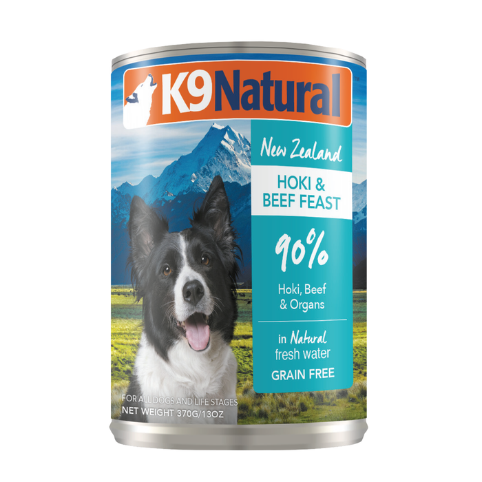 K9 Natural Grain Free Dog Can Food Hoki & Beef