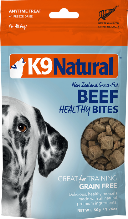 K9 Natural Dog Freeze Dried Healthy Bites Treats Beef