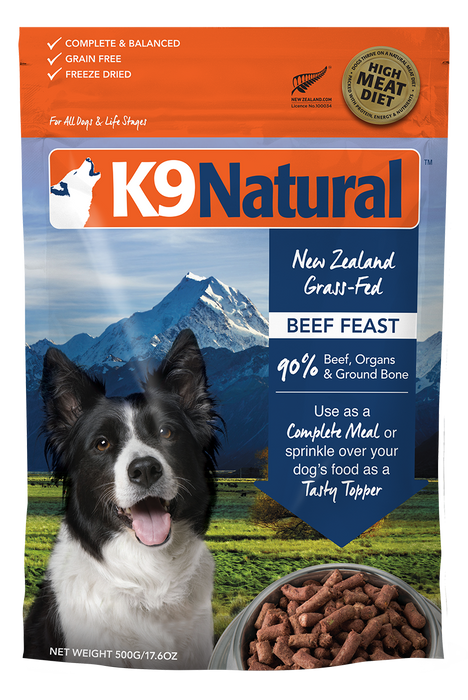 K9 Natural Dog Freeze Dried Food Beef Feast